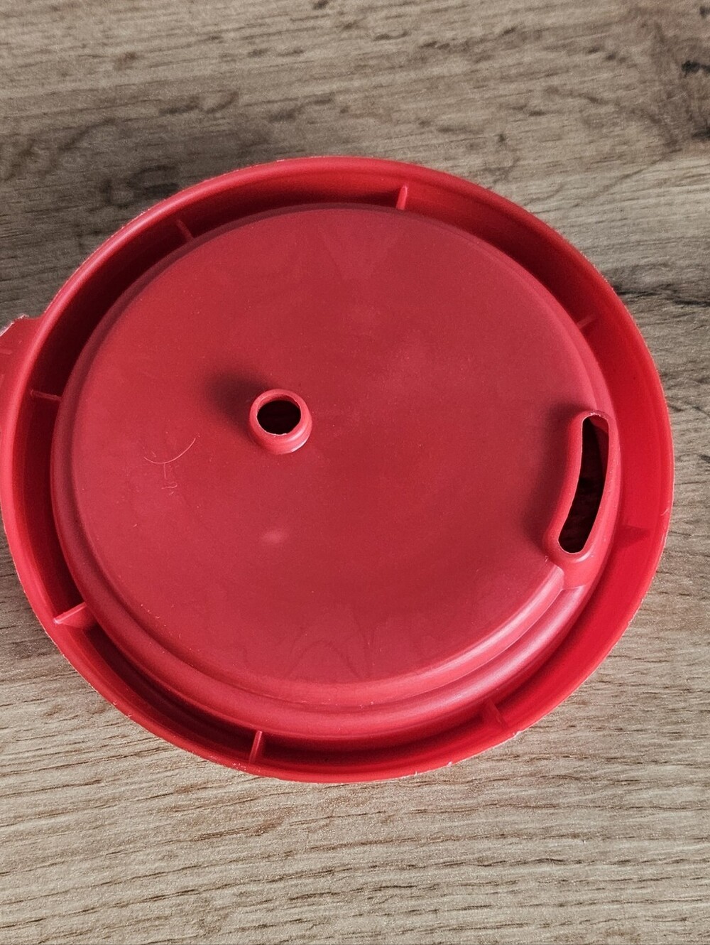VTG Tim Hortons Super Tim Plastic Travel Mug Aladdin | Made In USA | Red White - Picture 13 of 16